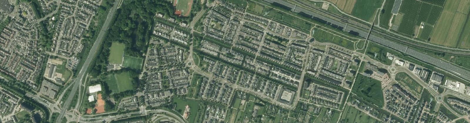 Luchtfoto van Zuidkil Kwartier