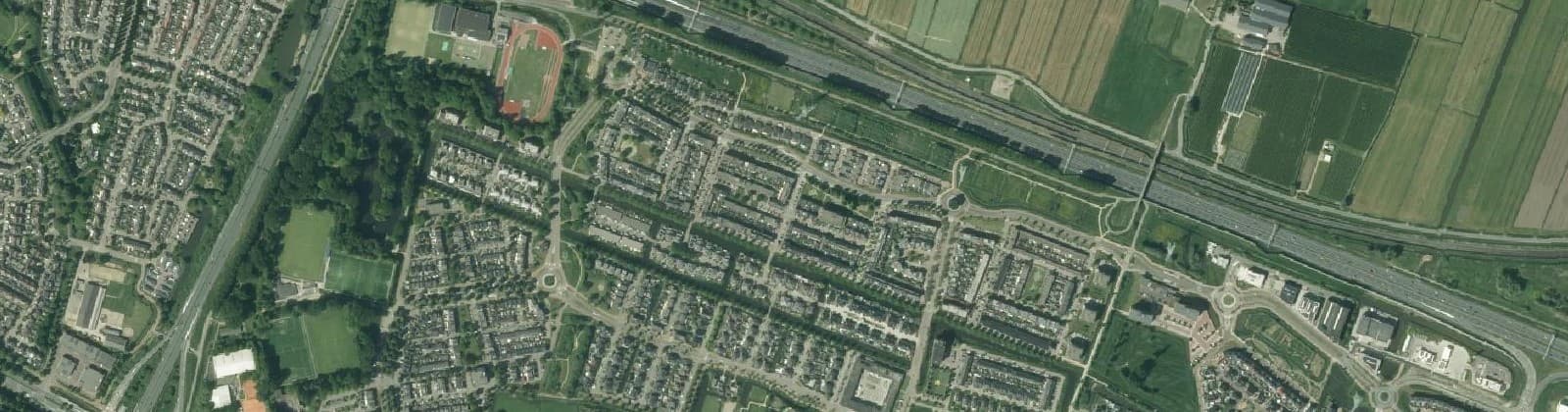 Luchtfoto van Noordkil Kwartier
