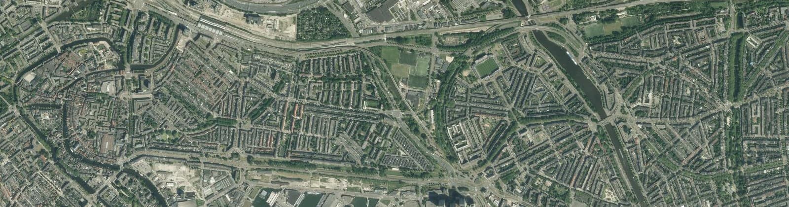 Luchtfoto van Oud Mathenesse