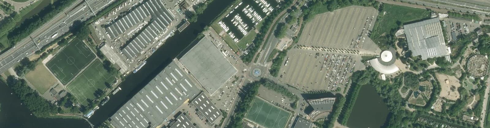 Luchtfoto van Blijdorpsepolder