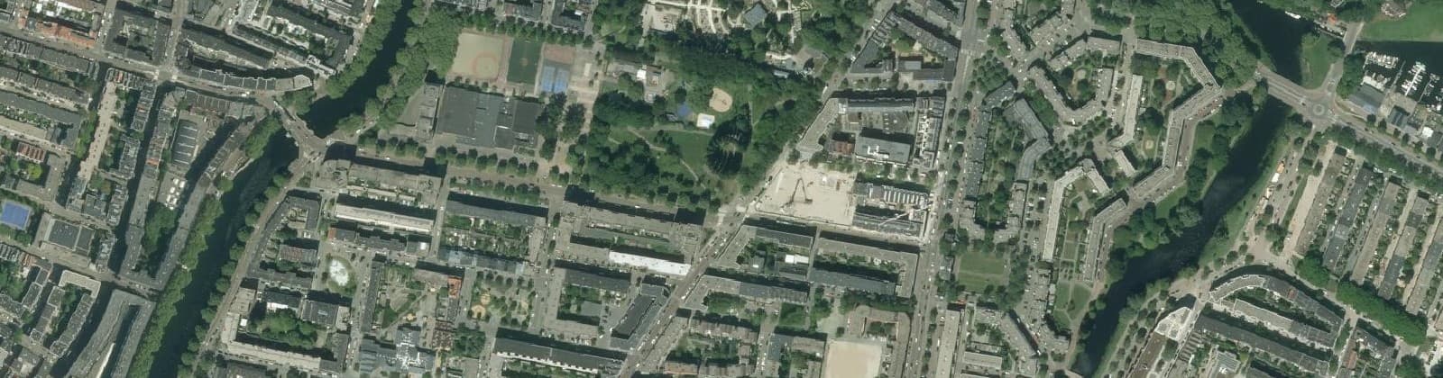 Luchtfoto van Oud Crooswijk