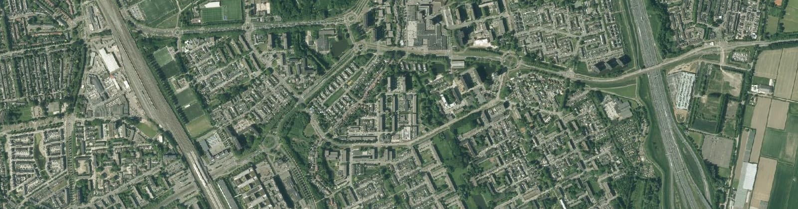 Luchtfoto van Groot IJsselmonde