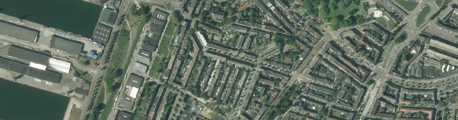 Luchtfoto van Oud Charlois