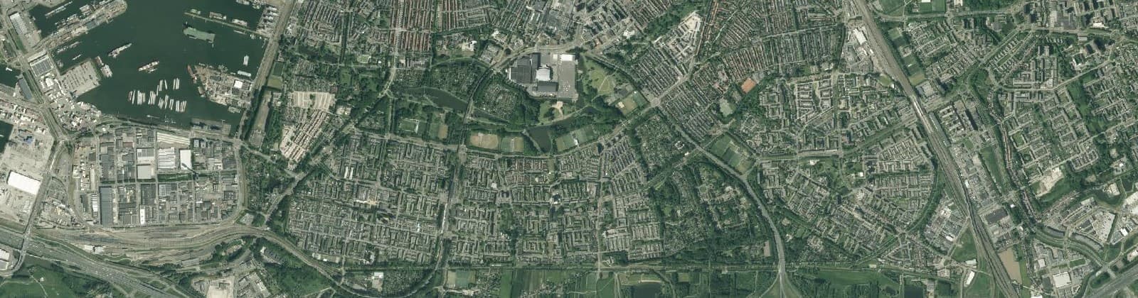Luchtfoto van Zuiderpark