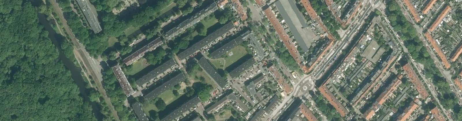Luchtfoto van Rembrandtkwartier