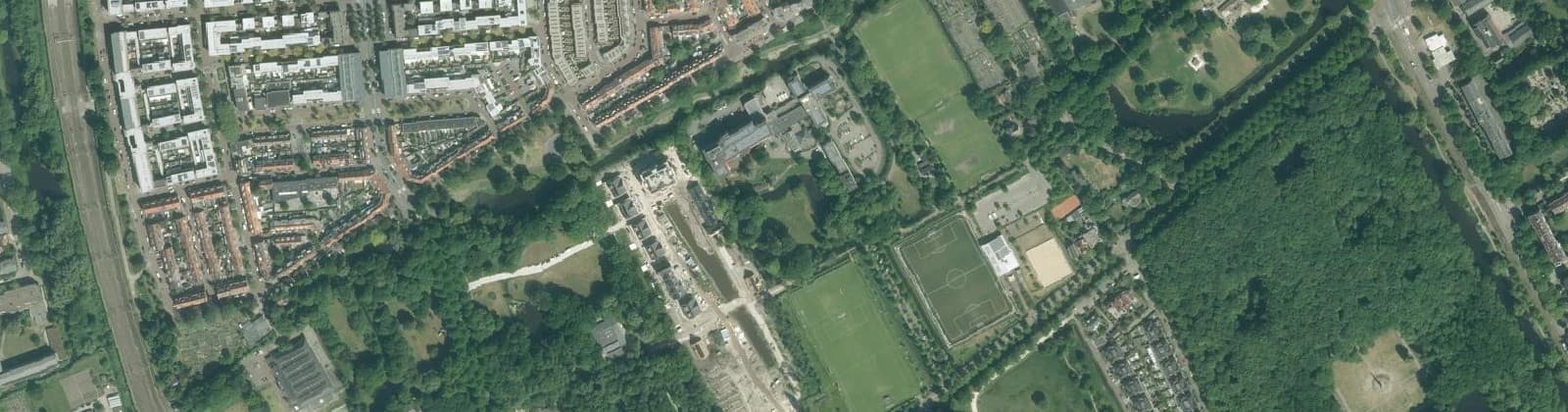 Luchtfoto van Julianapark