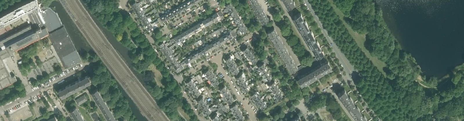 Luchtfoto van Huis te Lande