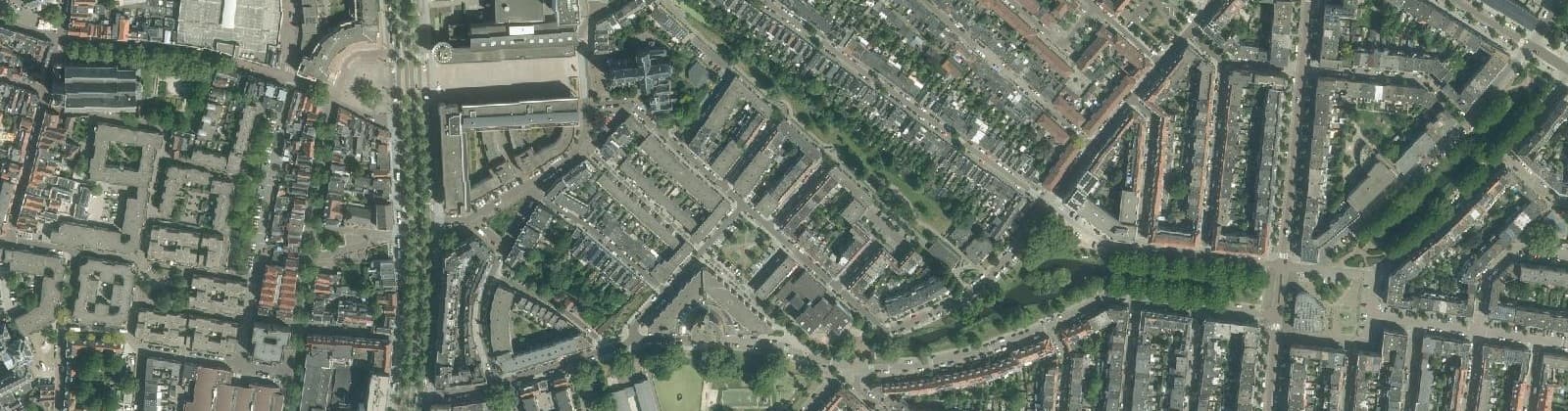 Luchtfoto van Natuurkundigenbuurt