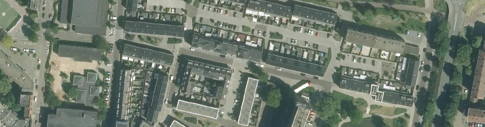 Luchtfoto van Wetenschappersbuurt