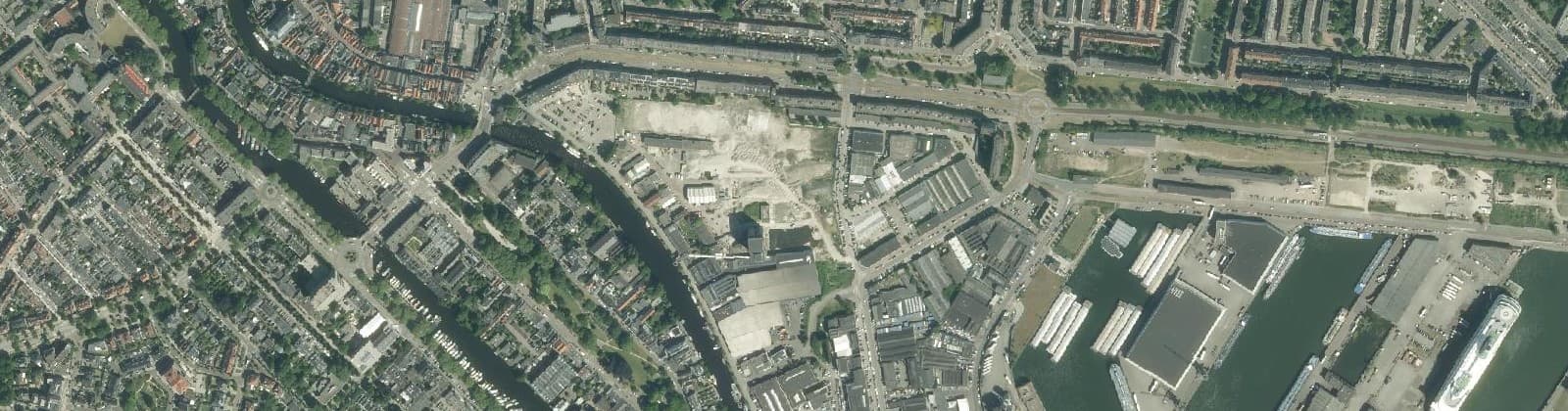 Luchtfoto van Glasbuurt
