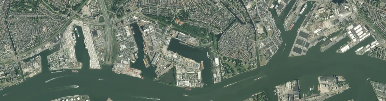Luchtfoto van Wilhelminahaven