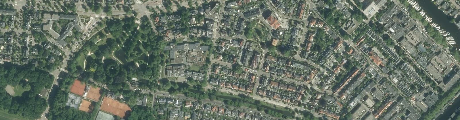 Luchtfoto van Oranjekwartier