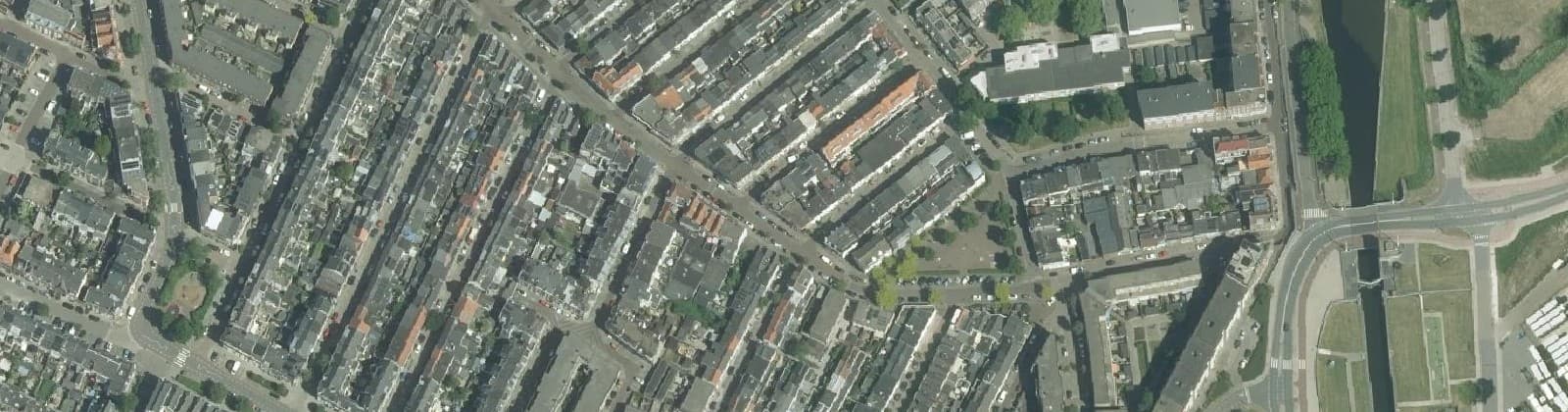 Luchtfoto van Eilandenbuurt