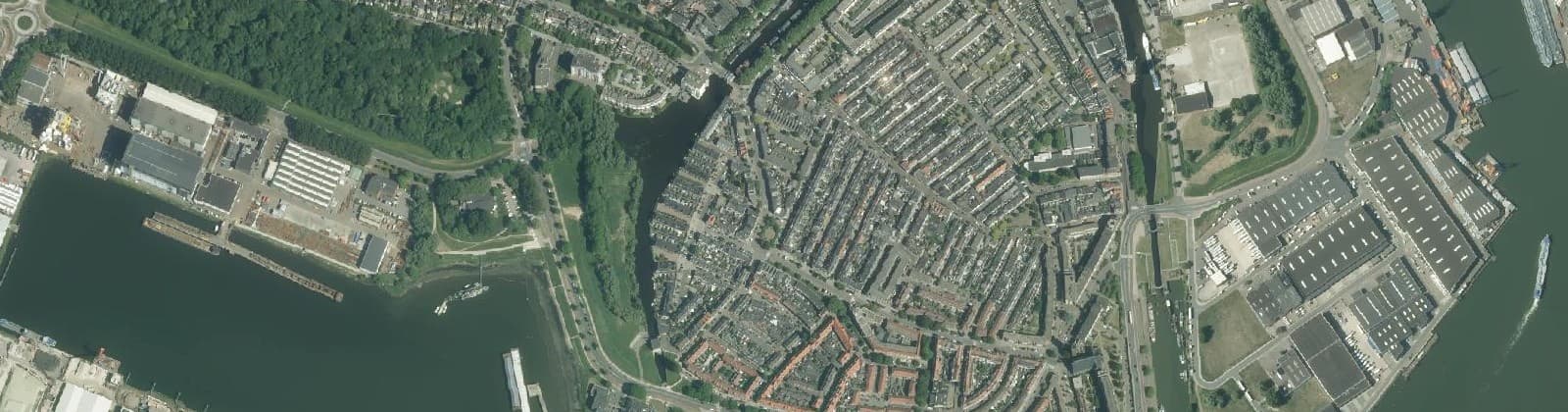 Luchtfoto van Sandersbuurt