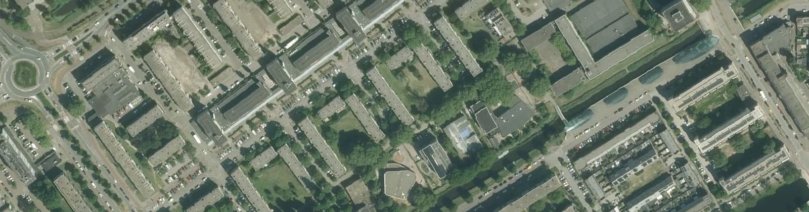 Luchtfoto van De Meesterbuurt