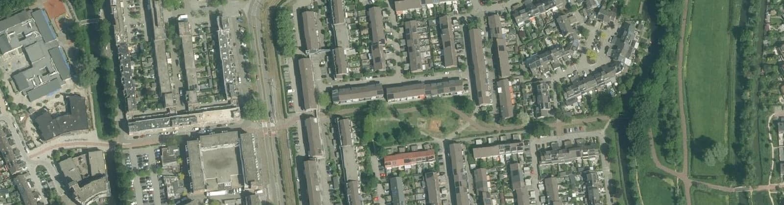 Luchtfoto van Botenbuurt