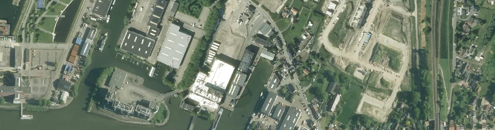 Luchtfoto van Baanhoek-Bedrijven
