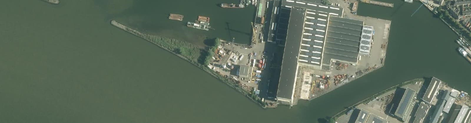 Luchtfoto van Bedrijventerrein Het Plaatje