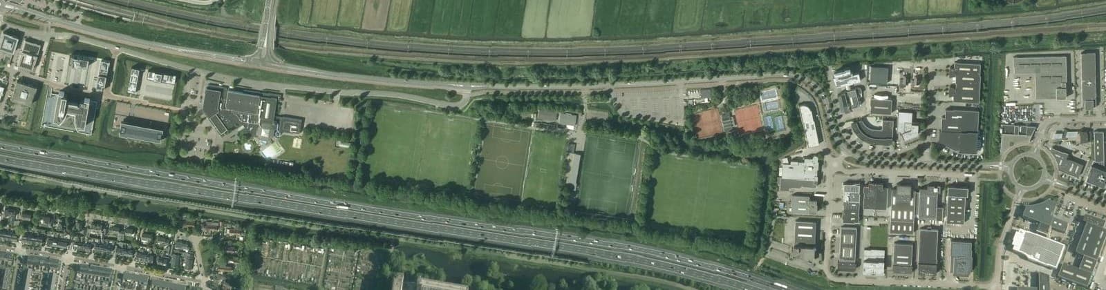 Luchtfoto van Sportpark