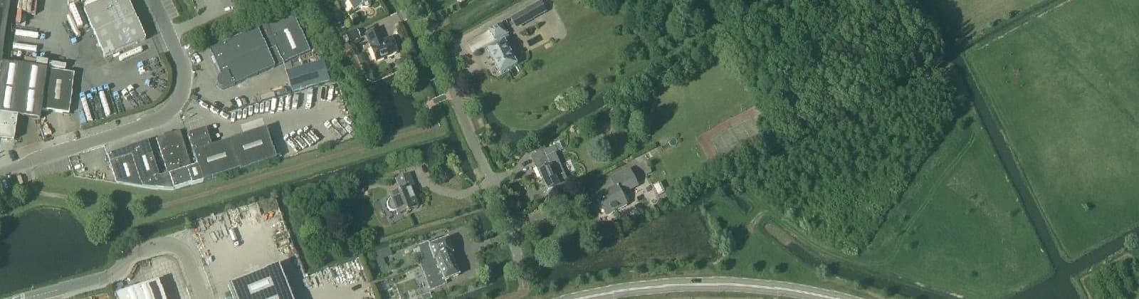 Luchtfoto van Buitengebied Rhoon-Zuid