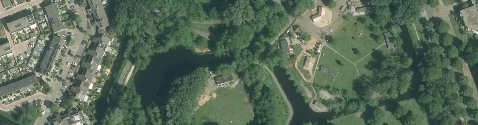 Luchtfoto van Park Holy Noord