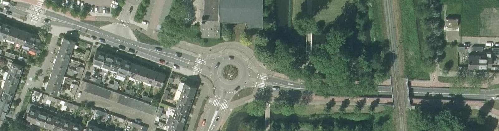 Luchtfoto van Peter Zuidlaan en Horstenbuurt