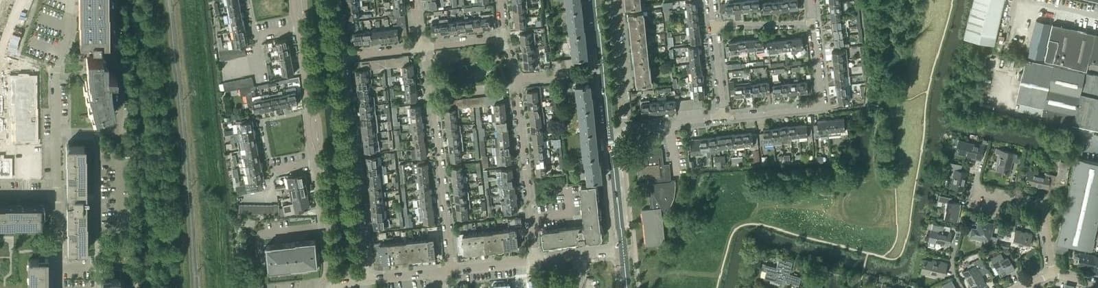 Luchtfoto van Oranjewijk Zuid
