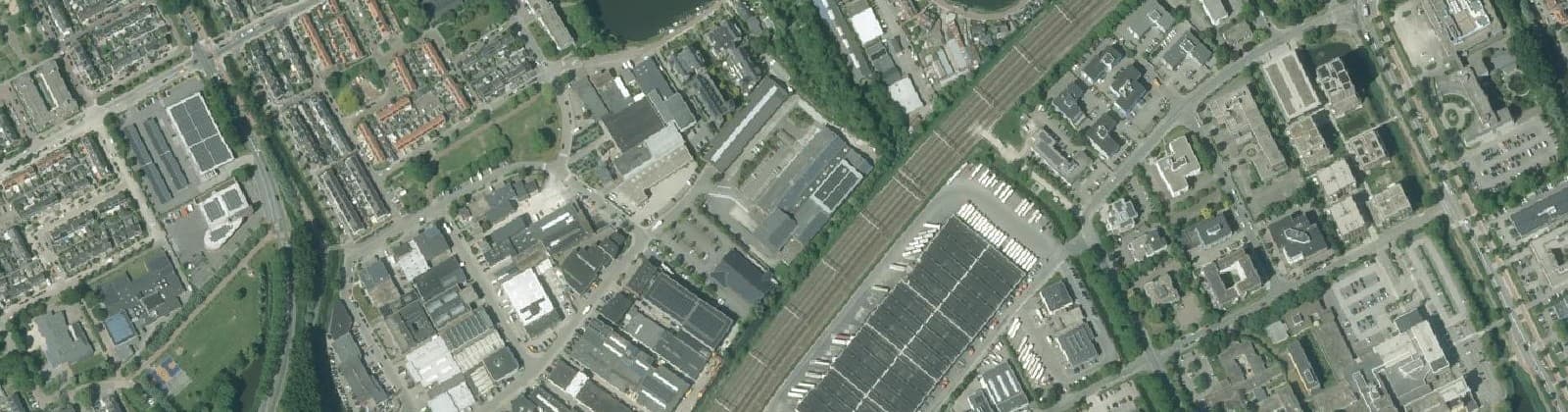 Luchtfoto van Bedrijventerrein Honthorst