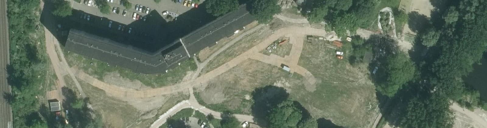 Luchtfoto van Bossenbuurt hoog-Noord