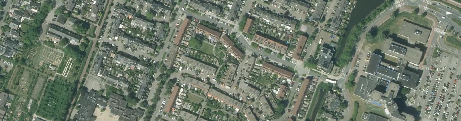 Luchtfoto van Zijdenbuurt-West
