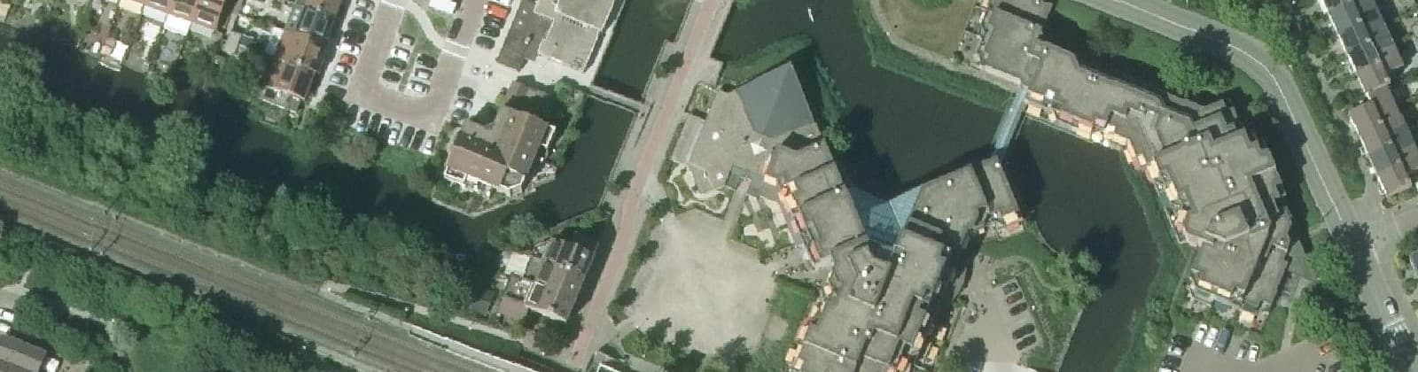 Luchtfoto van De Leyens-Centrum