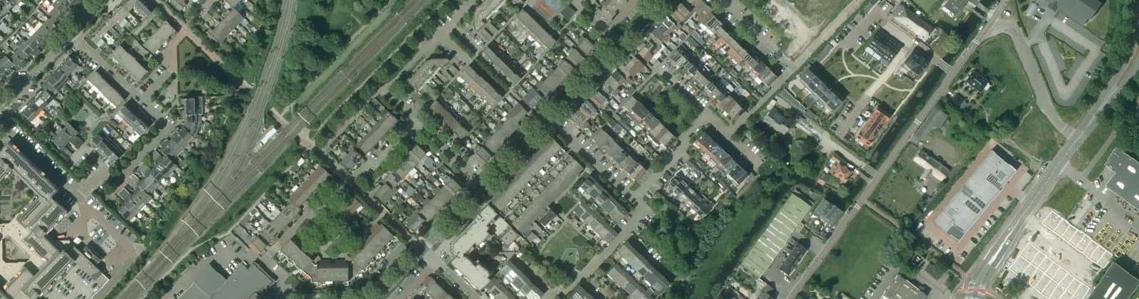 Luchtfoto van Akkersbuurt-Oost