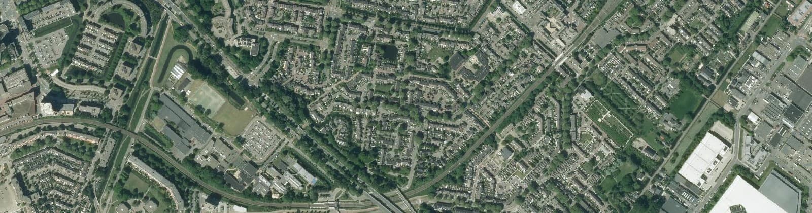 Luchtfoto van Slotenbuurt