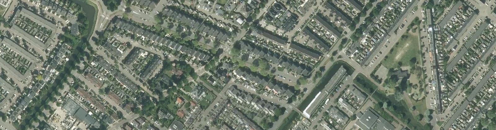 Luchtfoto van Wittenbuurt