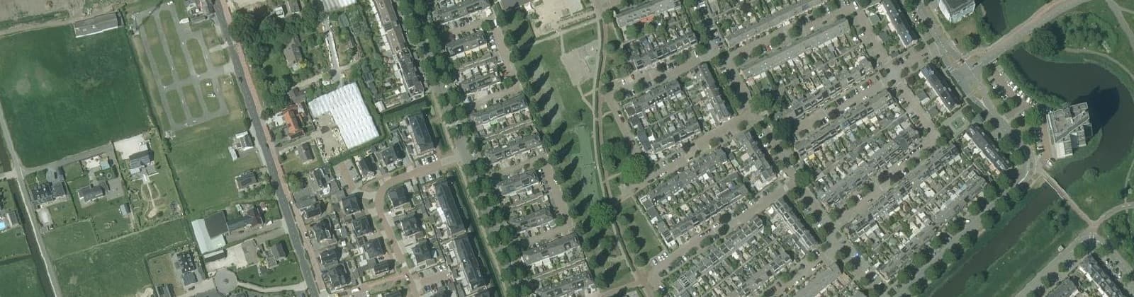Luchtfoto van Stenenbuurt-midden