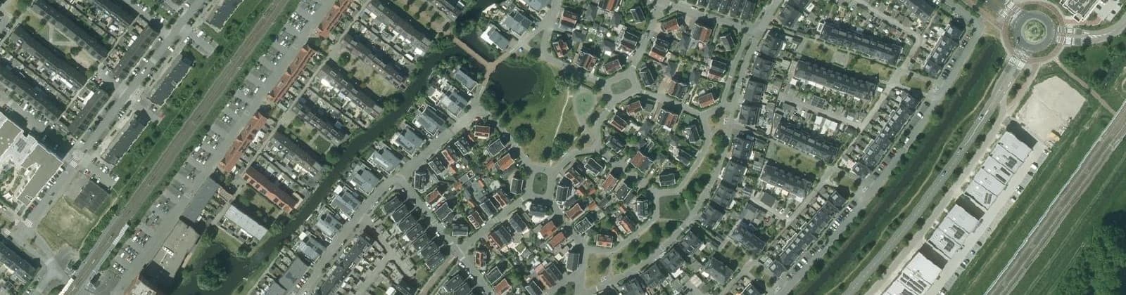 Luchtfoto van Eilandenbuurt-Noordoost