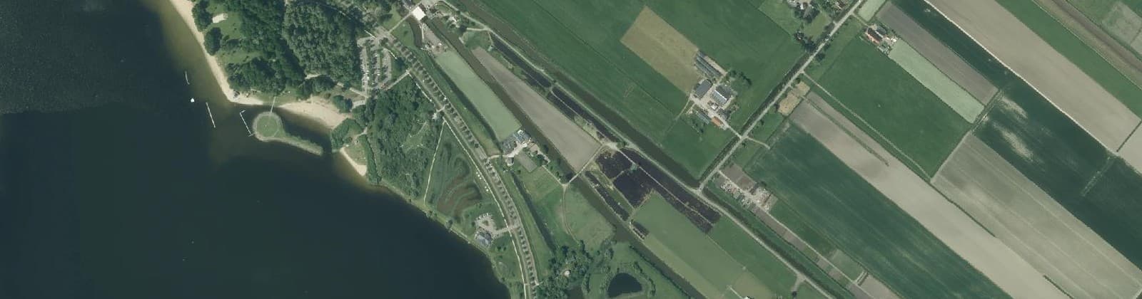 Luchtfoto van Noordhovenseplas