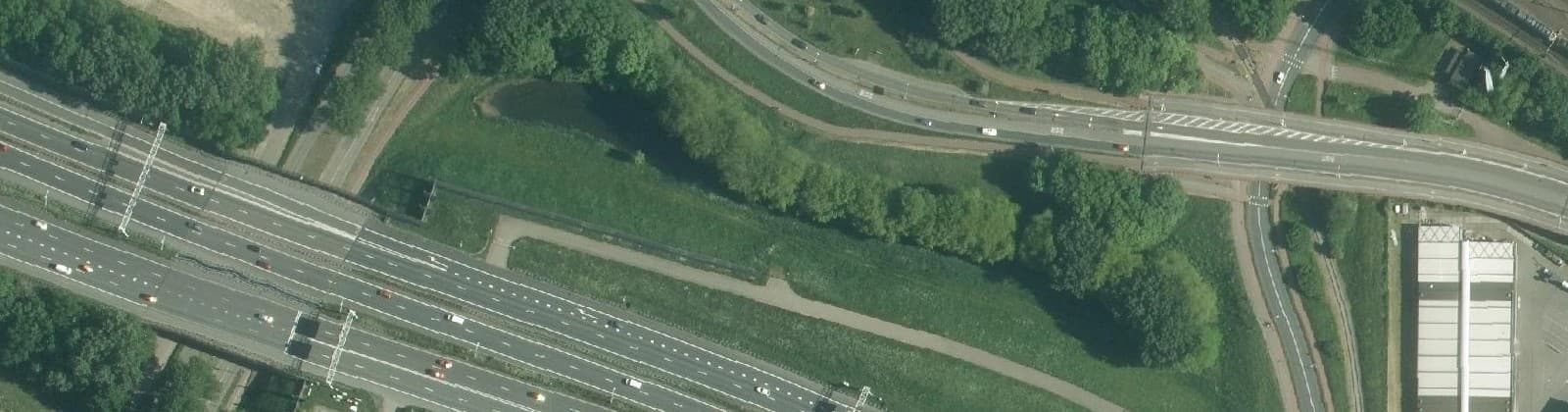 Luchtfoto van Brugweg