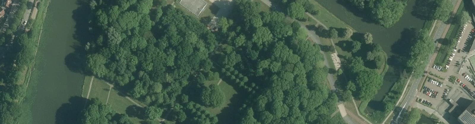 Luchtfoto van De Hoge Devel