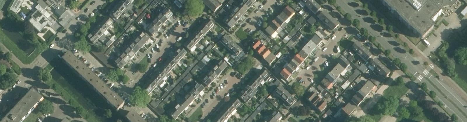 Luchtfoto van Bloemenbuurt D(ahlia) - G(eranium)