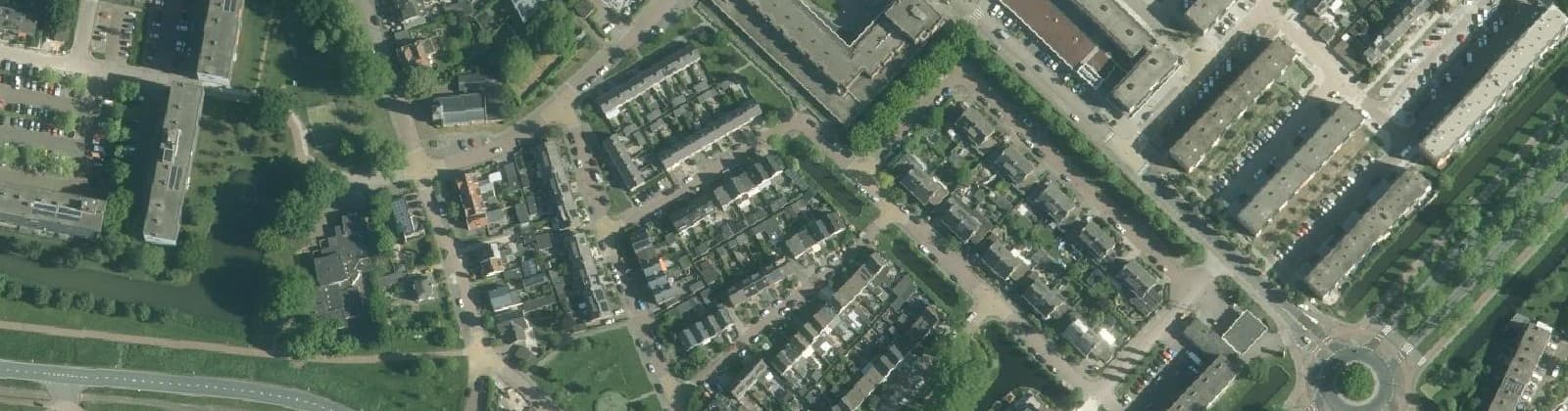 Luchtfoto van Bloemenbuurt H(yacinth) - L(Obelia)