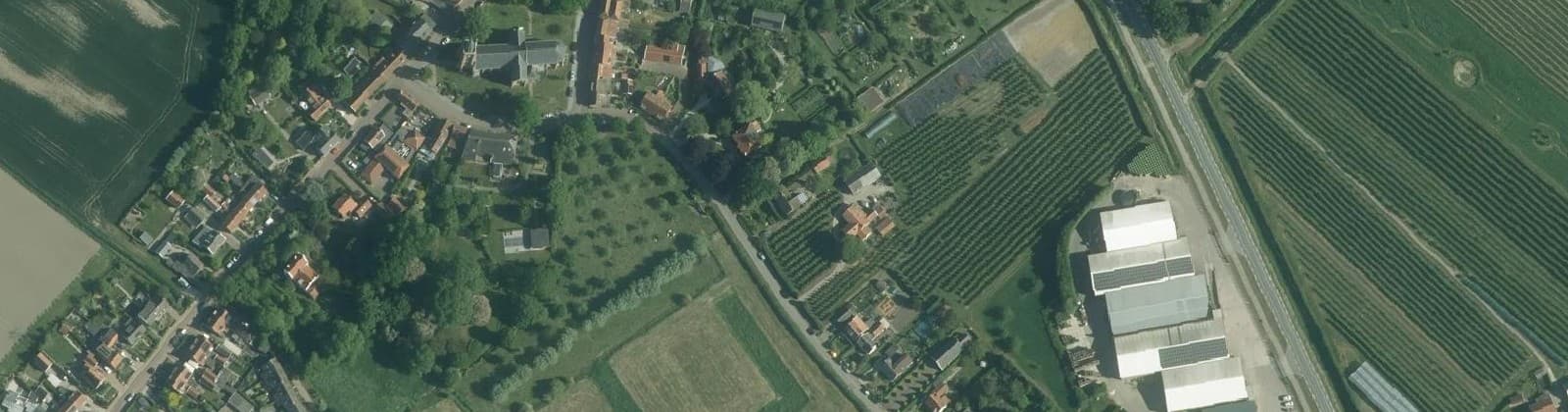 Luchtfoto van Kern Nisse