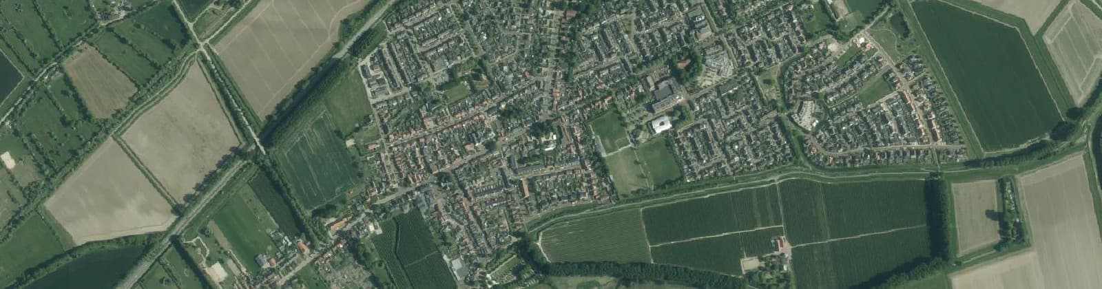 Luchtfoto van Kern 's-Gravenpolder