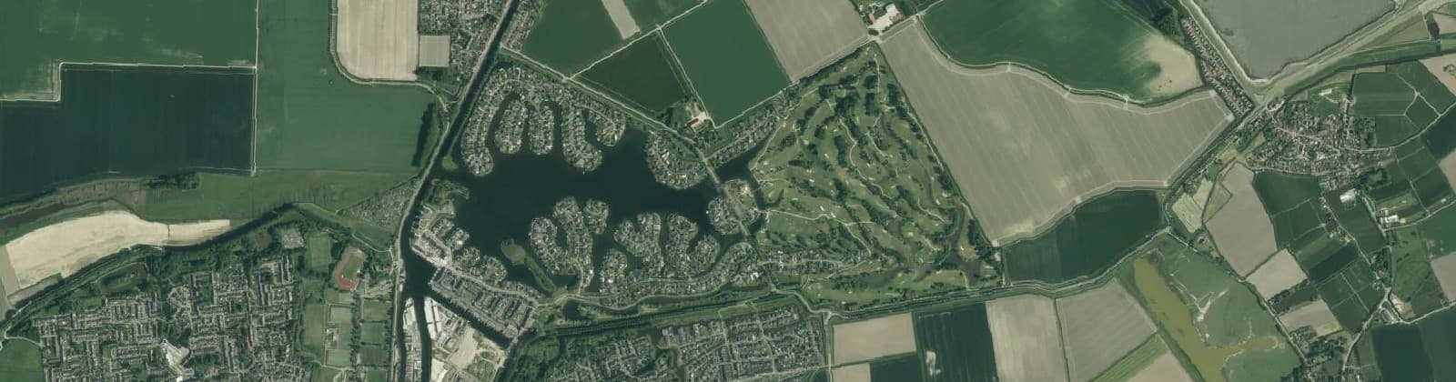 Luchtfoto van Goese Meer