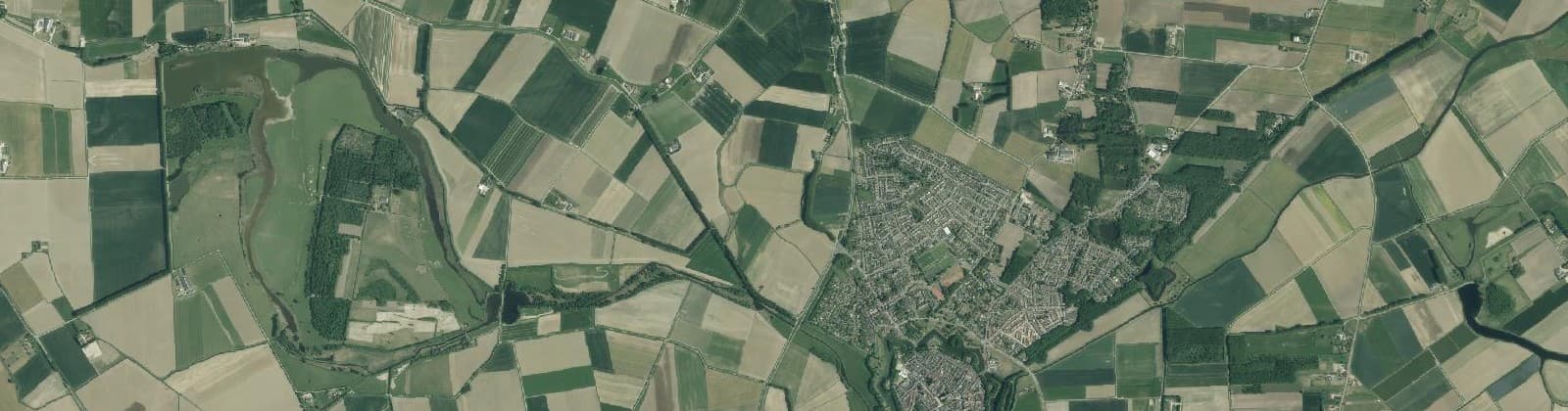 Luchtfoto van Buitengebied Hulst