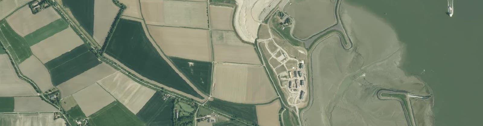 Luchtfoto van Perkpolder