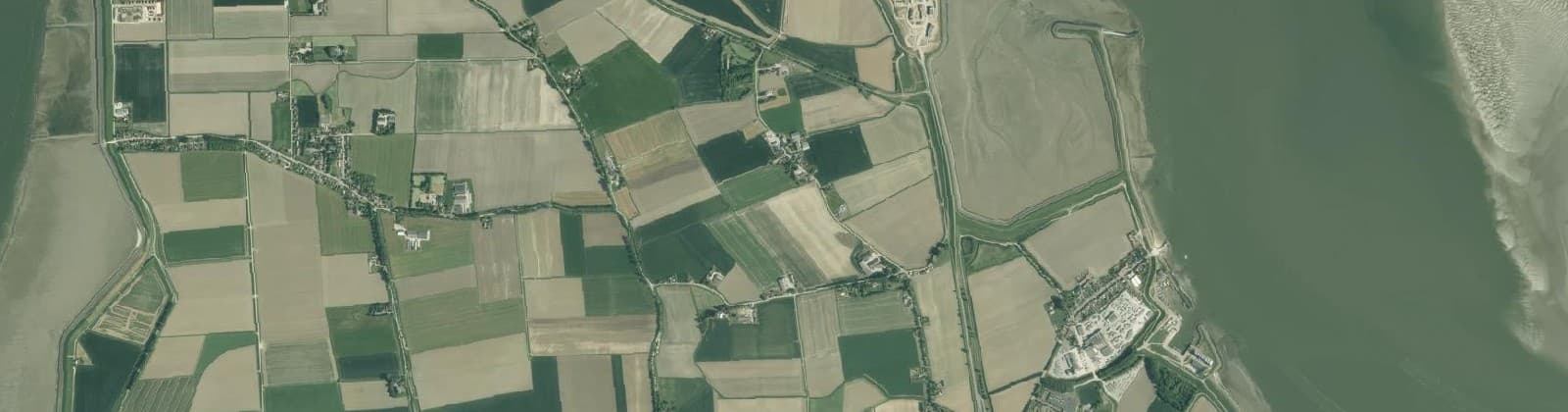 Luchtfoto van Buitengebied Walsoorden