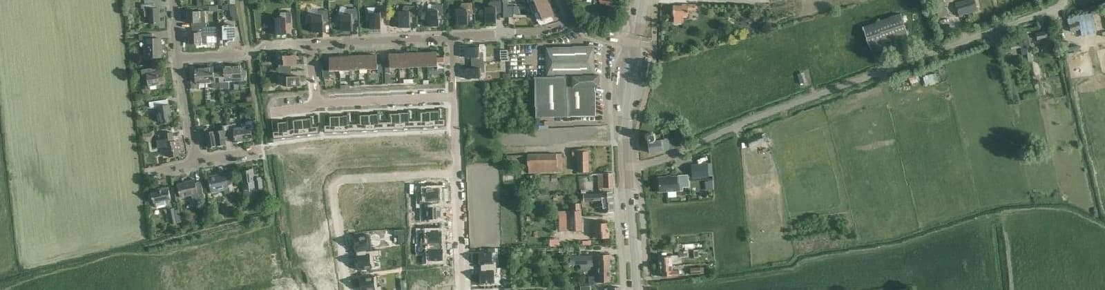 Luchtfoto van Sint Laurens