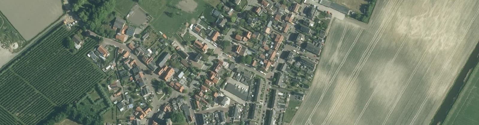 Luchtfoto van Waarde