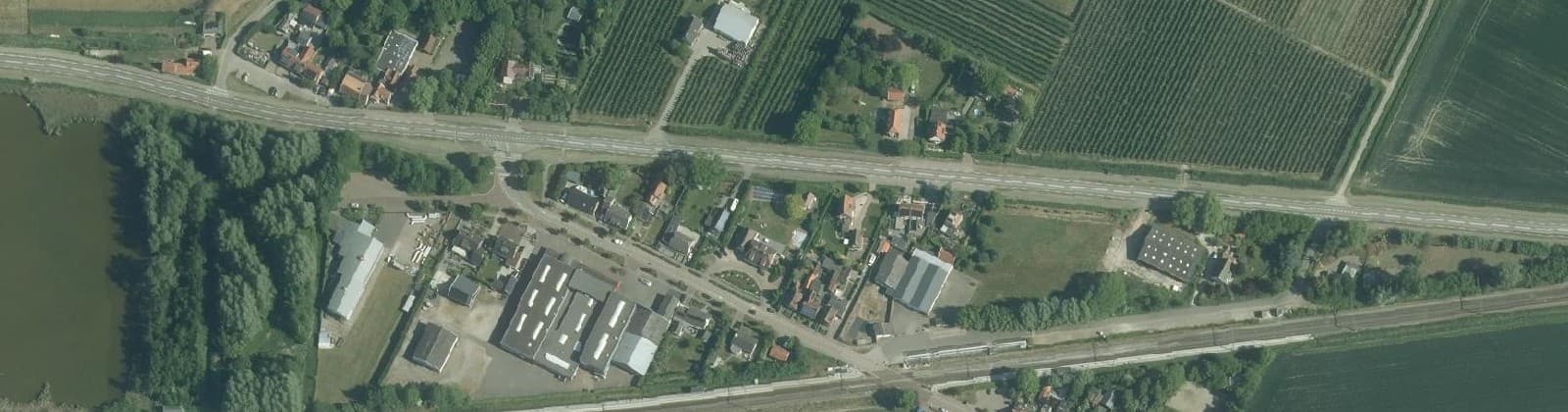 Luchtfoto van Rilland- Stationsbuurt
